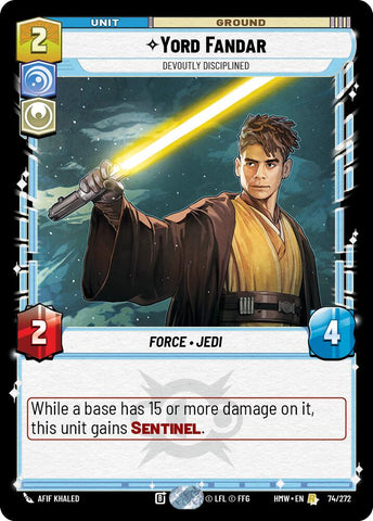 Yord Fandar - Devoutly Disciplined (Homeworlds)(HMW-74/272)(R)