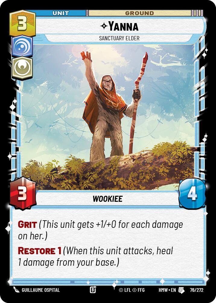 Yanna - Sanctuary Elder (Homeworlds)(HMW-76/272)(U)