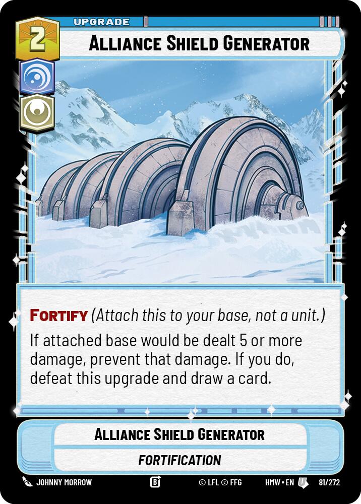 Alliance Shield Generator (Homeworlds)(HMW-81/272)(U)