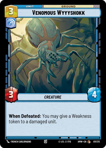 Venomous Wyyyshokk (Homeworlds)(HMW-87/272)(C)