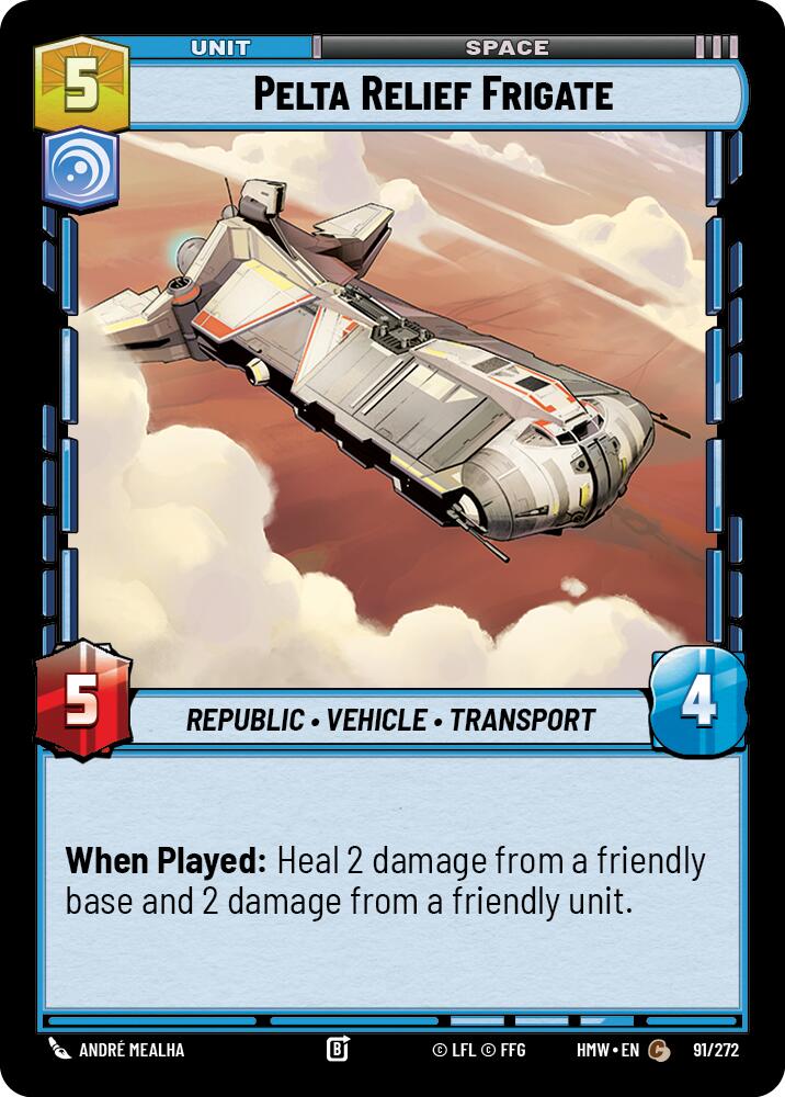 Pelta Relief Frigate (Homeworlds)(HMW-91/272)(C)