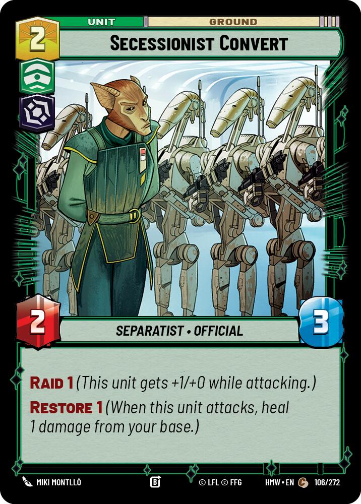 Secessionist Convert (Homeworlds)(HMW-106/272)(C)