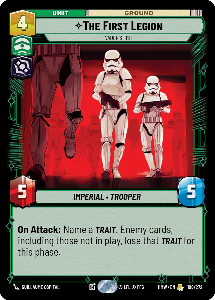 The First Legion - Vader's Fist (Homeworlds)(HMW-108/272)(R)