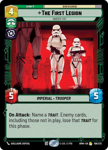 The First Legion - Vader's Fist (Homeworlds)(HMW-108/272)(R)