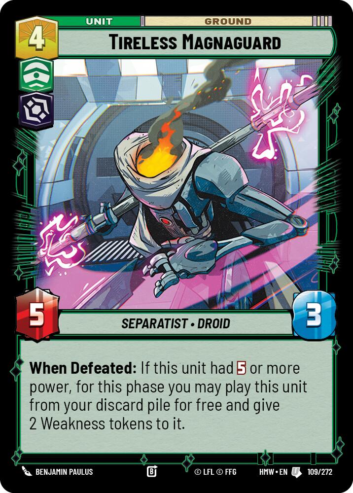 Tireless Magnaguard (Homeworlds)(HMW-109/272)(U)