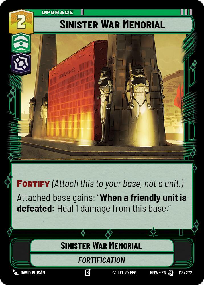 Sinister War Memorial (Homeworlds)(HMW-113/272)(S)