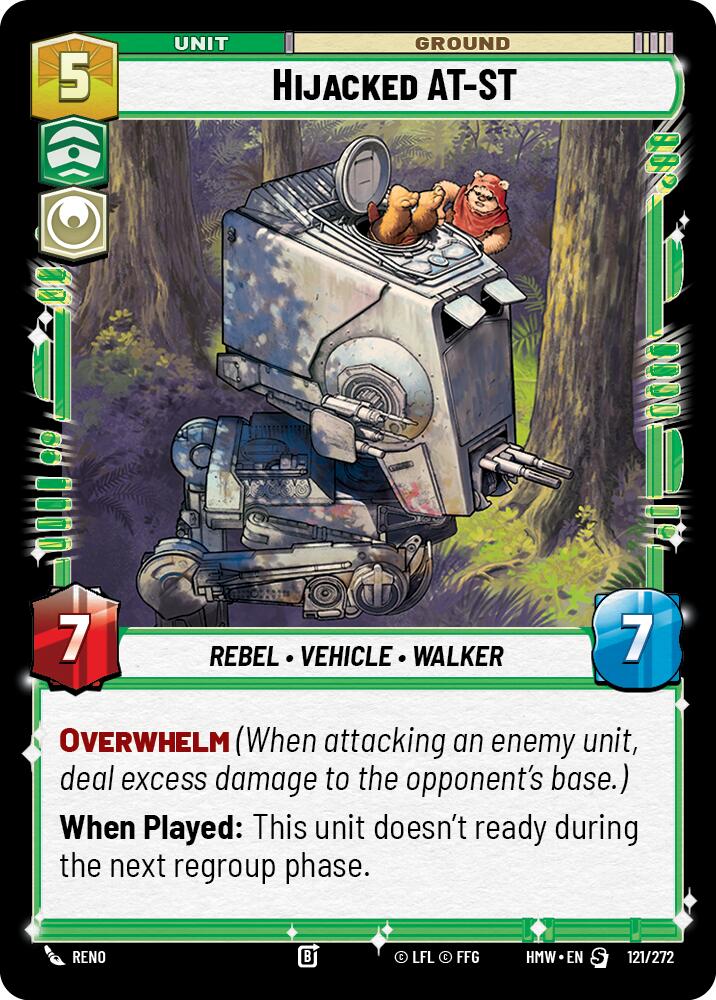 Hijacked AT-ST (Homeworlds)(HMW-121/272)(S)