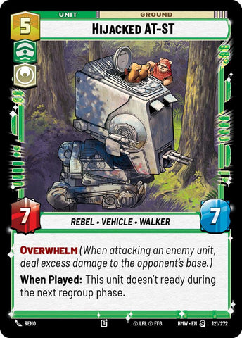 Hijacked AT-ST (Homeworlds)(HMW-121/272)(S)
