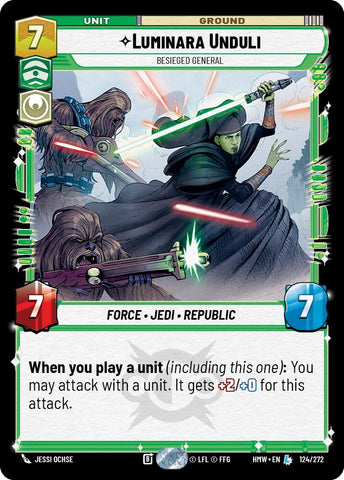 Luminara Unduli - Besieged General (Homeworlds)(HMW-124/272)(L)