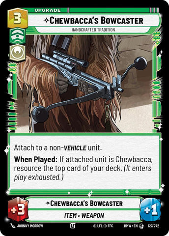 Chewbacca's Bowcaster - Handcrafted Tradition (Homeworlds)(HMW-127/272)(S)