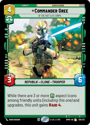 Commander Gree - Of the 41st Elite Corps (Homeworlds)(HMW-138/272)(R)