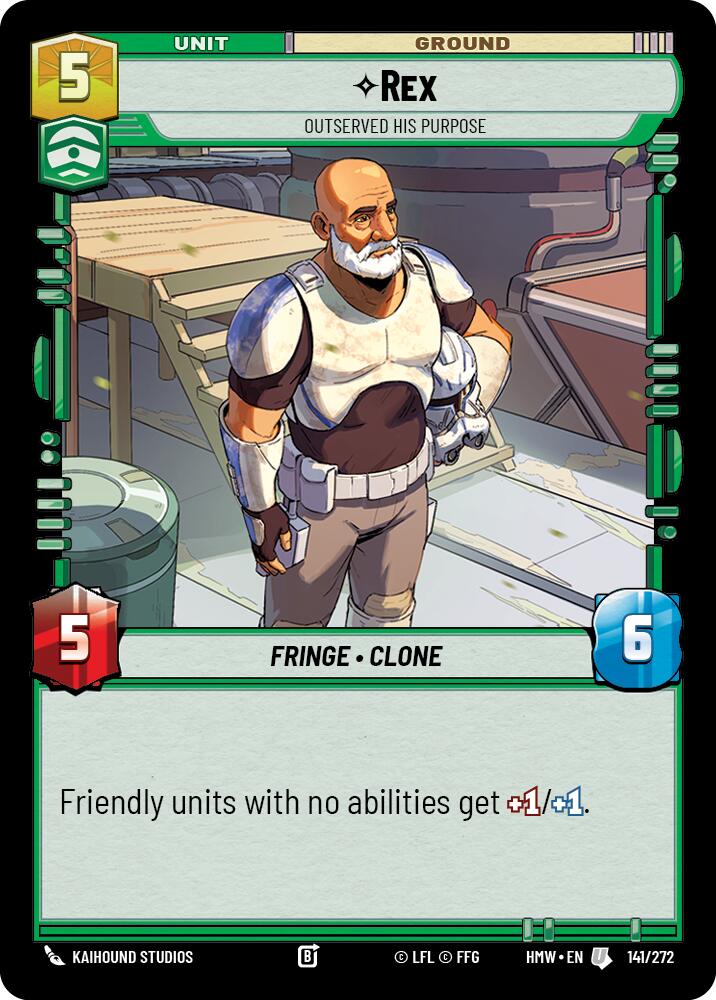 Rex - Outserved His Purpose (Homeworlds)(HMW-141/272)(U)