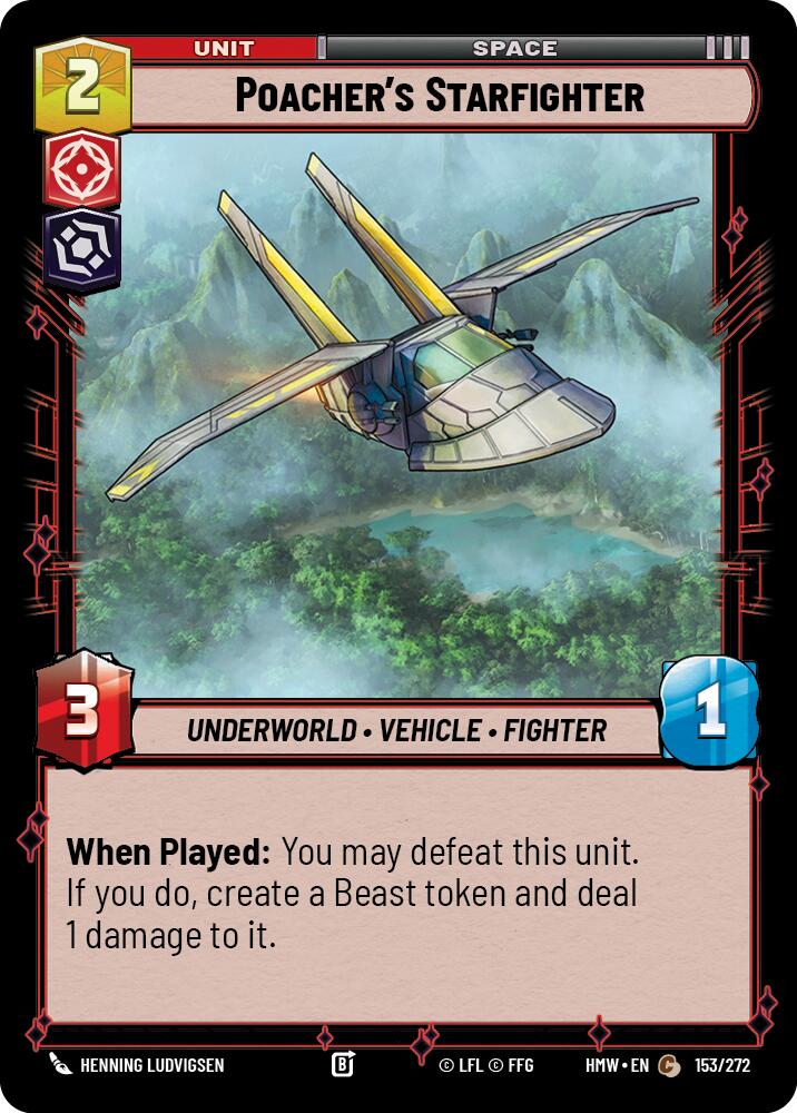 Poacher's Starfighter (Homeworlds)(HMW-153/272)(C)
