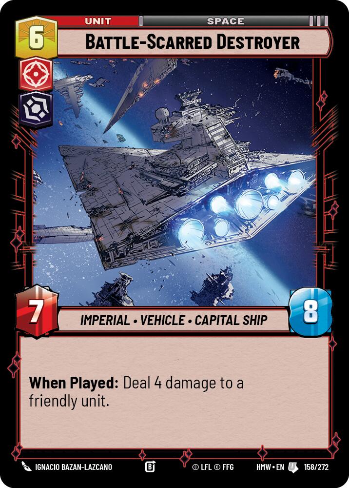 Battle-Scarred Destroyer (Homeworlds)(HMW-158/272)(U)