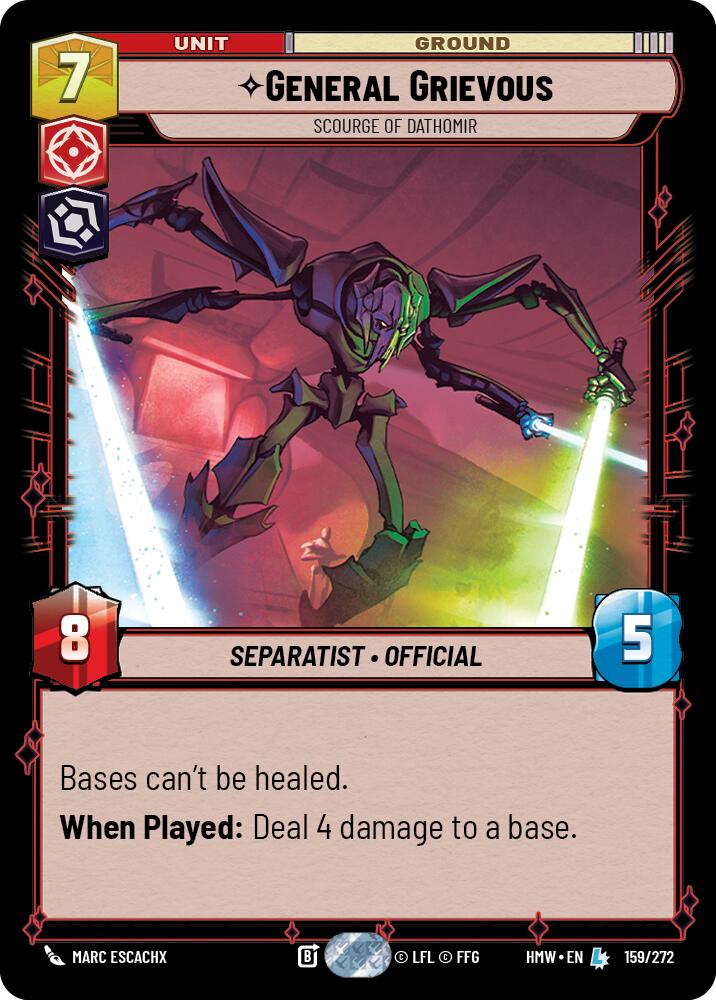 General Grievous - Scourge of Dathomir (Homeworlds)(HMW-159/272)(L)