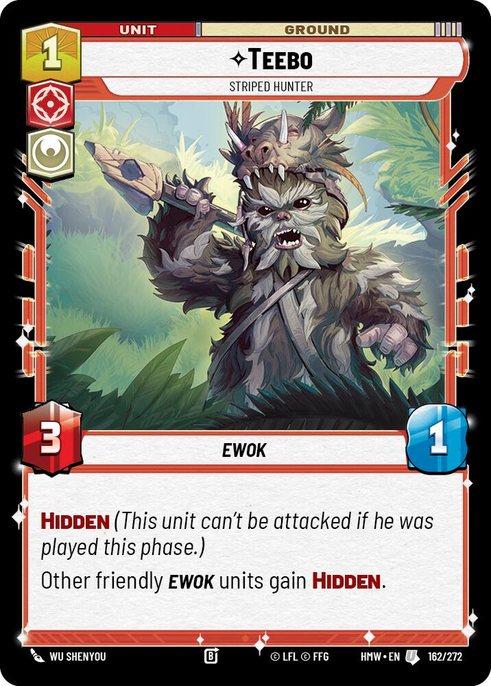 Teebo - Striped Hunter (Homeworlds)(HMW-162/272)(U)