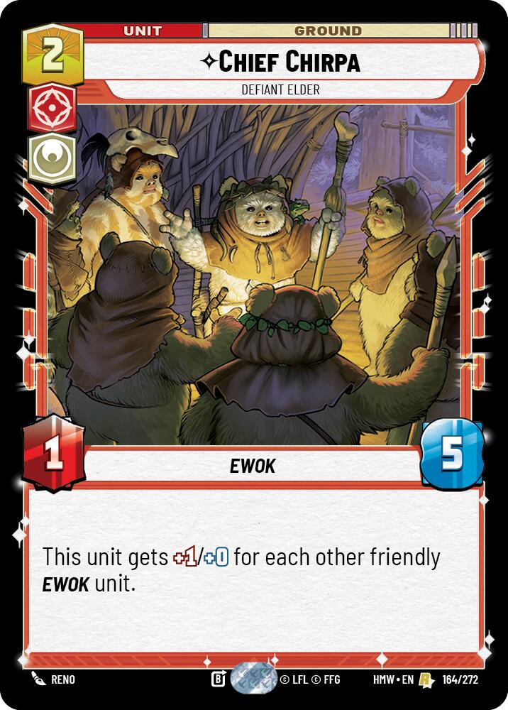 Chief Chirpa - Defiant Elder (Homeworlds)(HMW-164/272)(R)