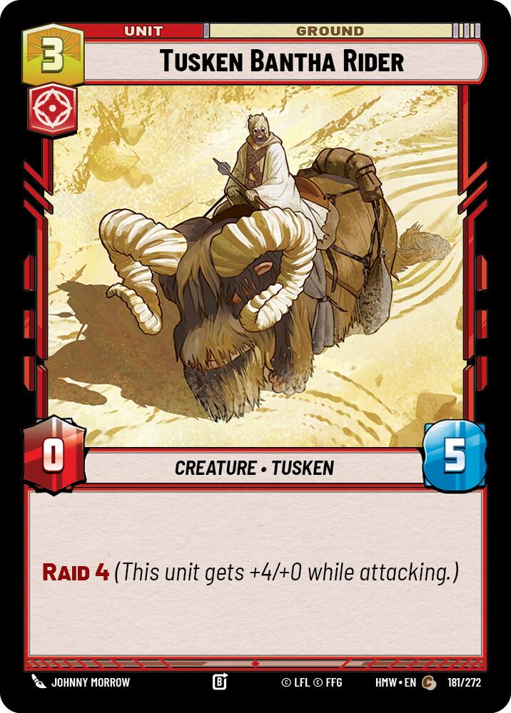Tusken Bantha Rider (Homeworlds)(HMW-181/272)(C)