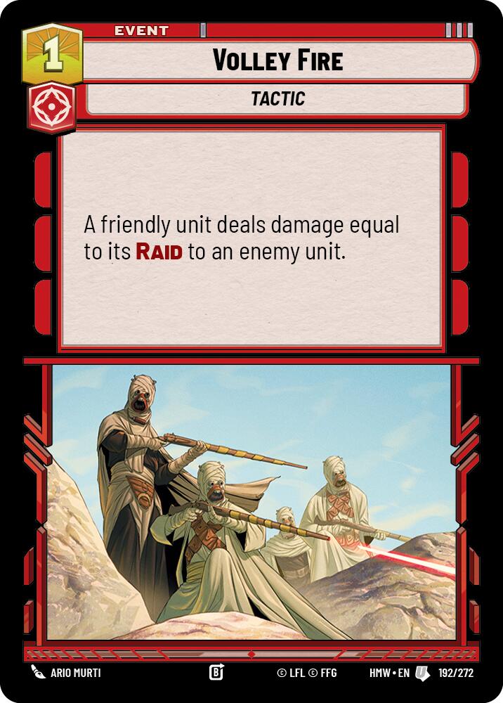Volley Fire (Homeworlds)(HMW-192/272)(U)