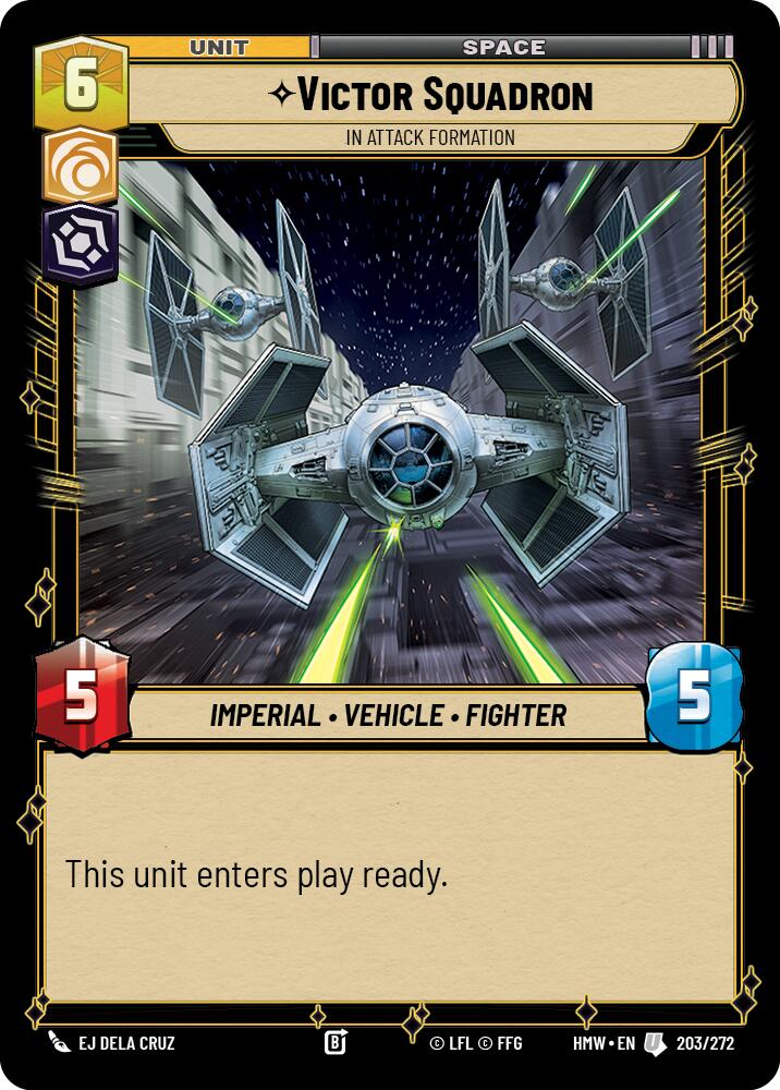 Victor Squadron - In Attack Formation (Homeworlds)(HMW-203/272)(U)