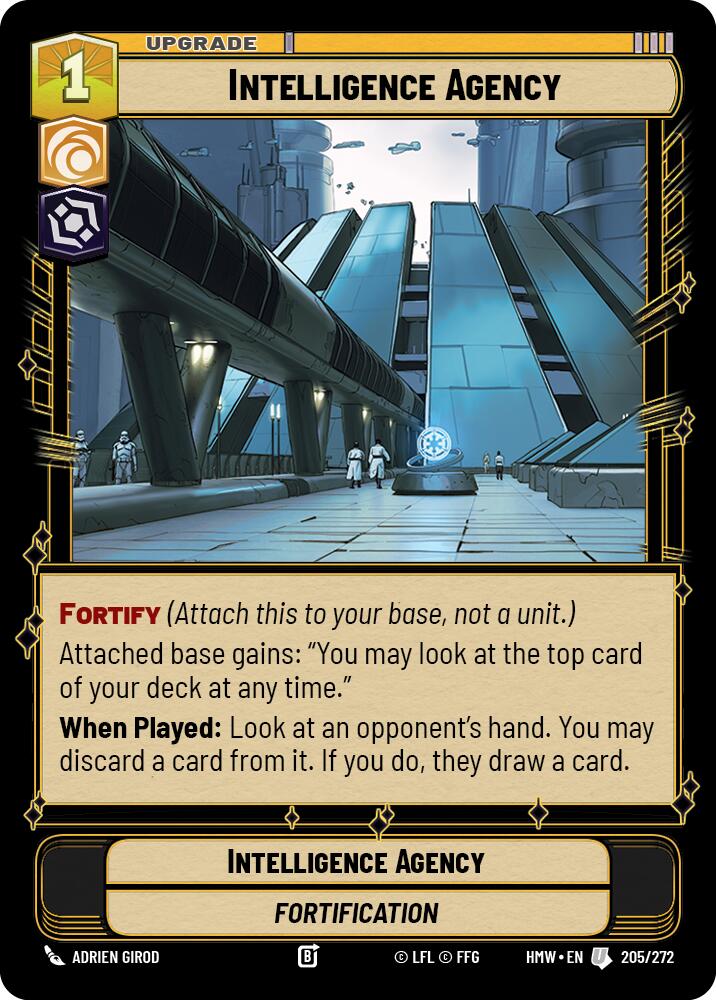 Intelligence Agency (Homeworlds)(HMW-205/272)(U)
