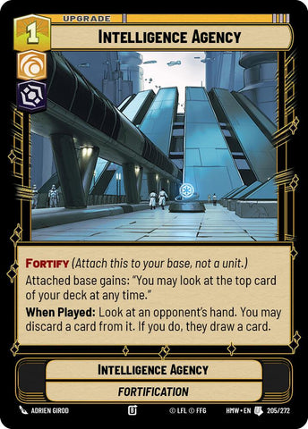 Intelligence Agency (Homeworlds)(HMW-205/272)(U)