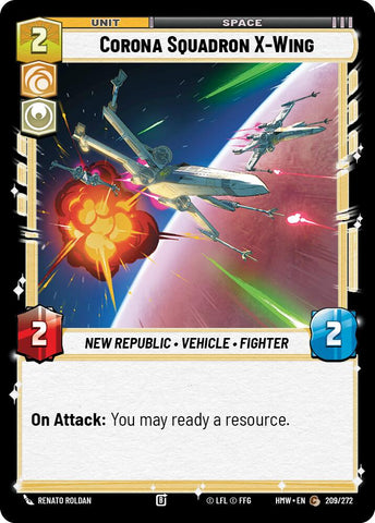 Corona Squadron X-Wing (Homeworlds)(HMW-209/272)(C)