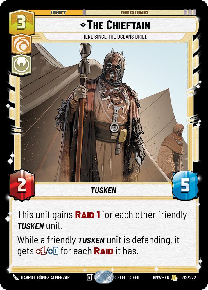 The Chieftain - Here Since the Oceans Dried (Homeworlds)(HMW-212/272)(R)