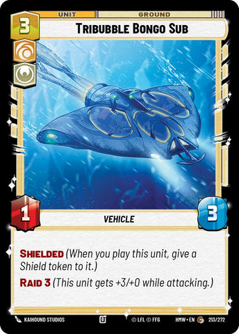 Tribubble Bongo Sub (Homeworlds)(HMW-213/272)(C)