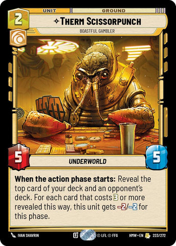 Therm Scissorpunch - Boastful Gambler (Homeworlds)(HMW-223/272)(R)