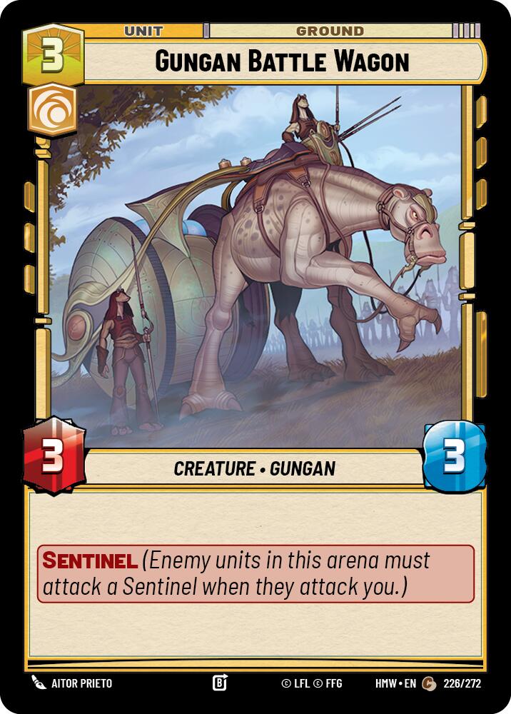 Gungan Battle Wagon (Homeworlds)(HMW-226/272)(C)
