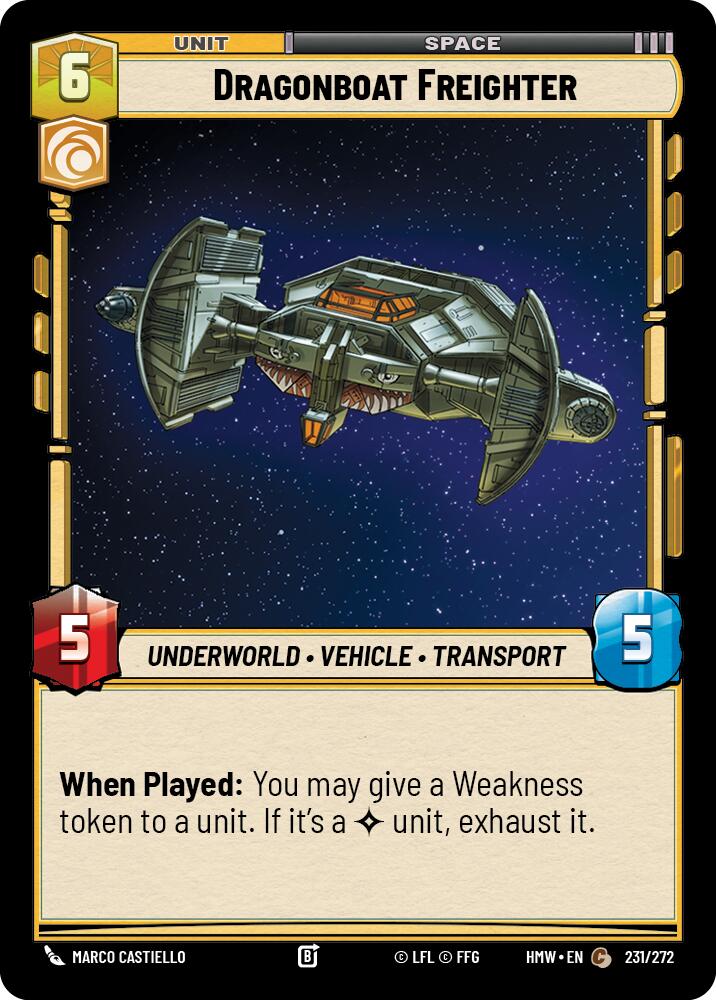 Dragonboat Freighter (Homeworlds)(HMW-231/272)(C)