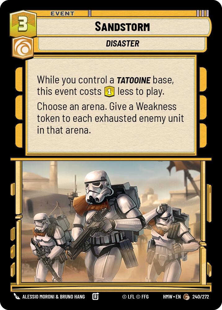Sandstorm (Homeworlds)(HMW-240/272)(C)