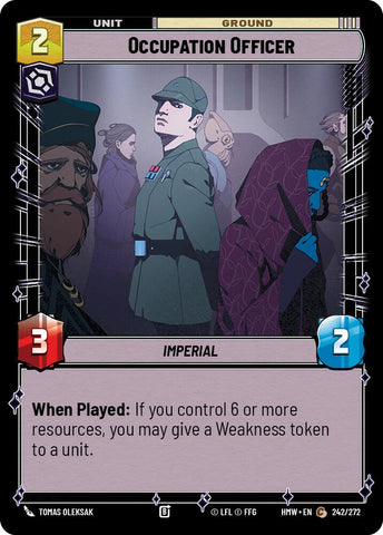 Occupation Officer (Homeworlds)(HMW-242/272)(C)