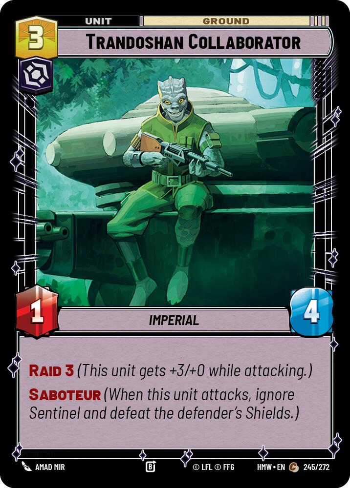 Trandoshan Collaborator (Homeworlds)(HMW-245/272)(C)