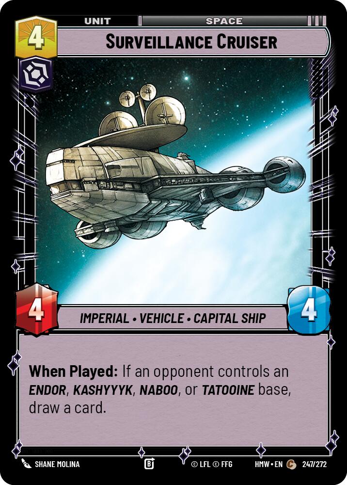 Surveillance Cruiser (Homeworlds)(HMW-247/272)(C)