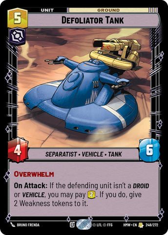Defoliator Tank (Homeworlds)(HMW-248/272)(R)