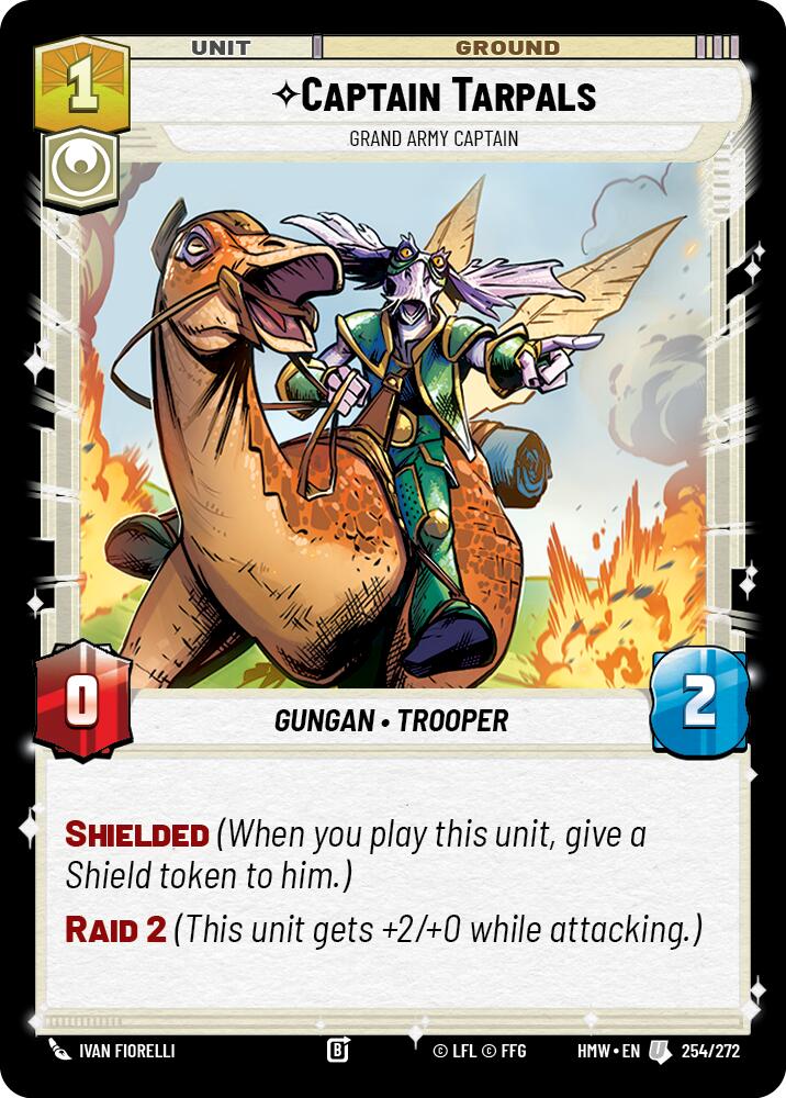 Captain Tarpals - Grand Army Captain (Homeworlds)(HMW-254/272)(U)