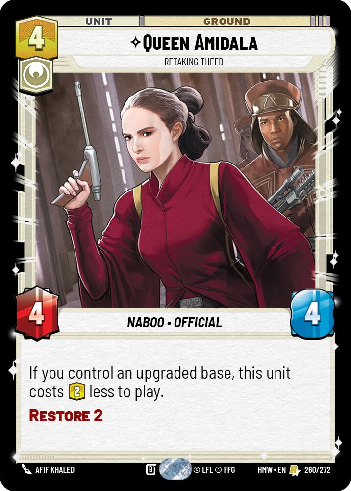 Queen Amidala - Retaking Theed (Homeworlds)(HMW-260/272)(R)