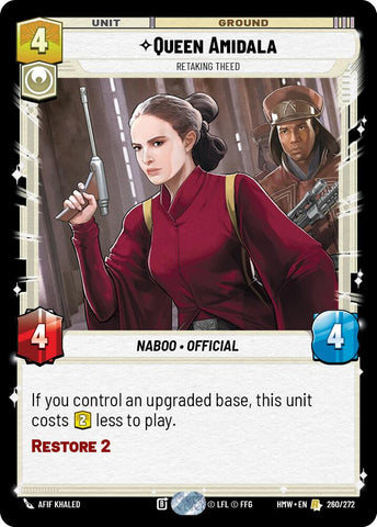 Queen Amidala - Retaking Theed (Homeworlds)(HMW-260/272)(R)