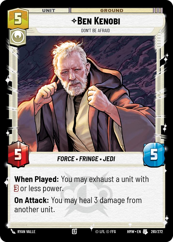 Ben Kenobi - Don't Be Afraid (Homeworlds)(HMW-261/272)(U)