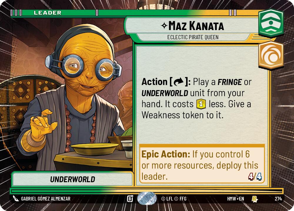 Maz Kanata - Eclectic Pirate Queen [Hyperspace] (Homeworlds)(HMW-274)(R)