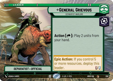 General Grievous - Separatist Warlord [Hyperspace] (Homeworlds)(HMW-280)(C)