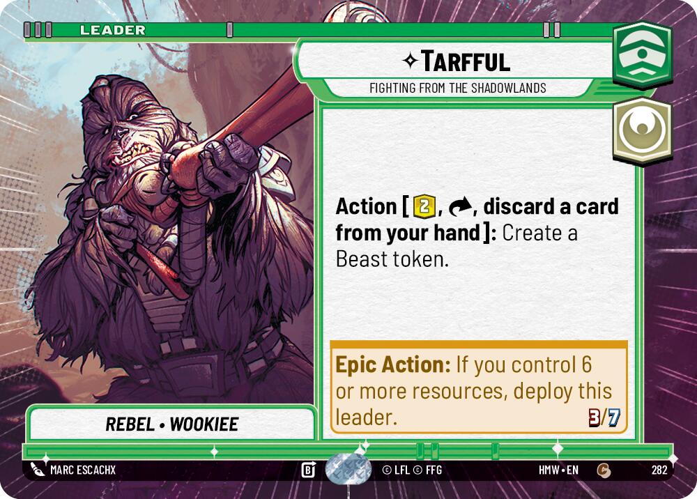 Tarfful - Fighting from the Shadowlands [Hyperspace] (Homeworlds)(HMW-282)(C)