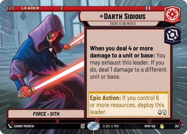 Darth Sidious - There Is No Mercy [Hyperspace] (Homeworlds)(HMW-283)(R)