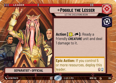 Poggle the Lesser - Let the Executions Begin [Hyperspace] (Homeworlds)(HMW-284)(C)