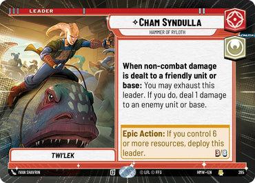 Cham Syndulla - Hammer of Ryloth [Hyperspace] (Homeworlds)(HMW-285)(R)