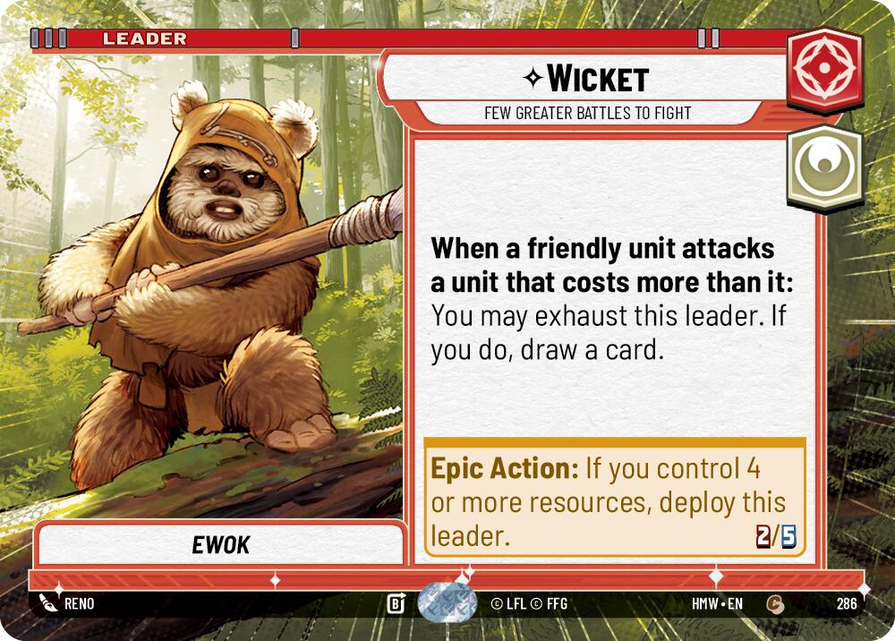 Wicket - Few Greater Battles to Fight [Hyperspace] (Homeworlds)(HMW-286)(C)