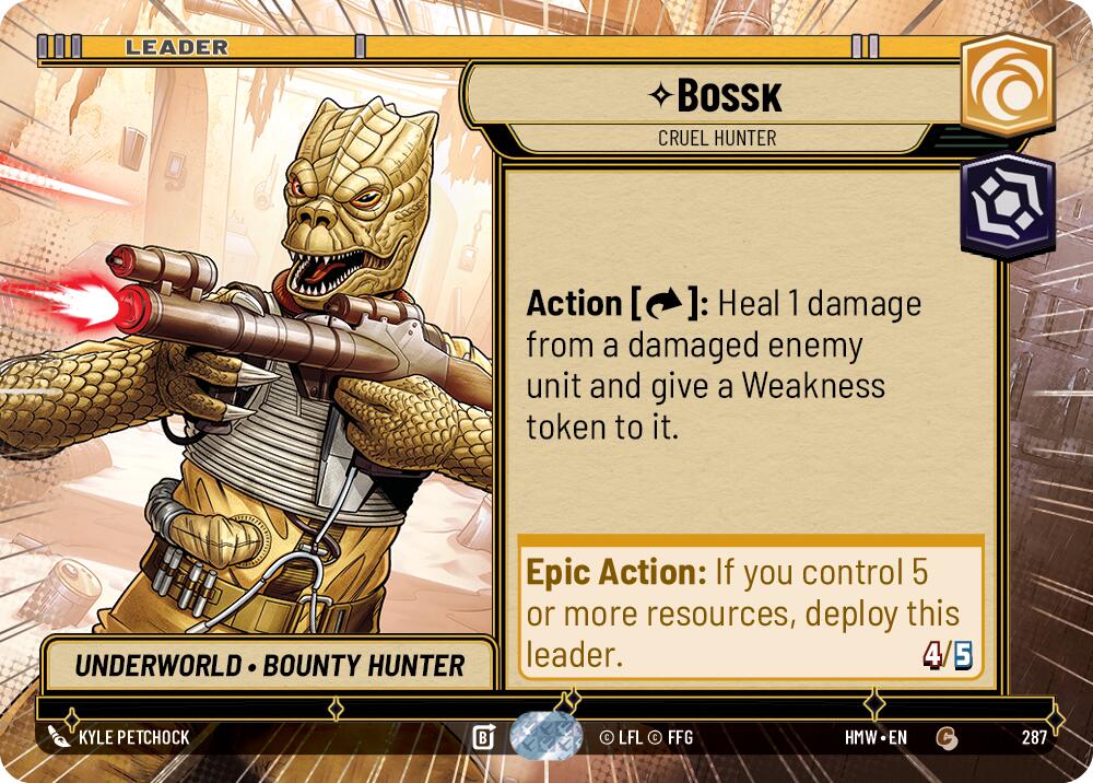 Bossk - Cruel Hunter [Hyperspace] (Homeworlds)(HMW-287)(C)