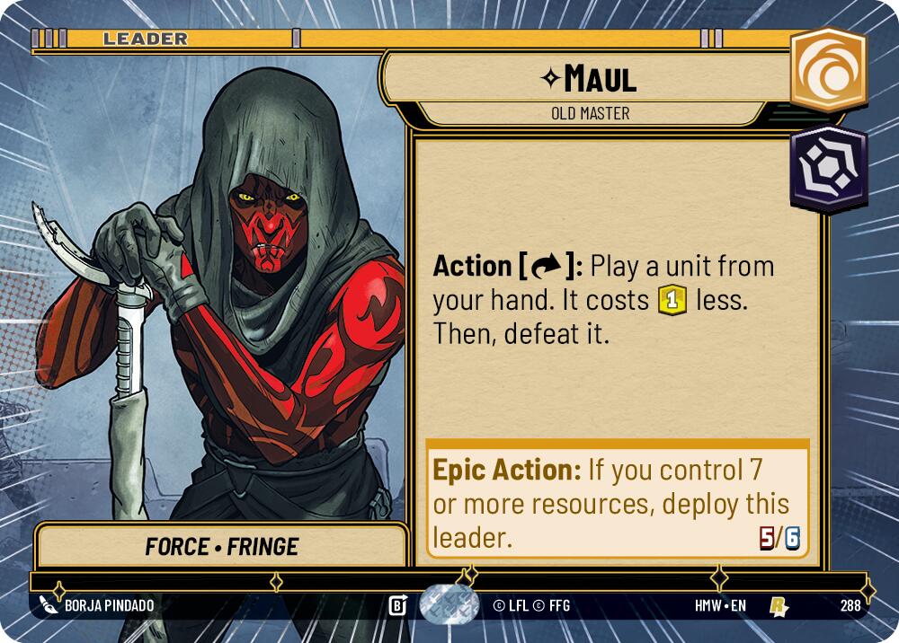 Maul - Old Master [Hyperspace] (Homeworlds)(HMW-288)(R)